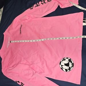 Chrome Hearts Pink Shirt with Black Accents